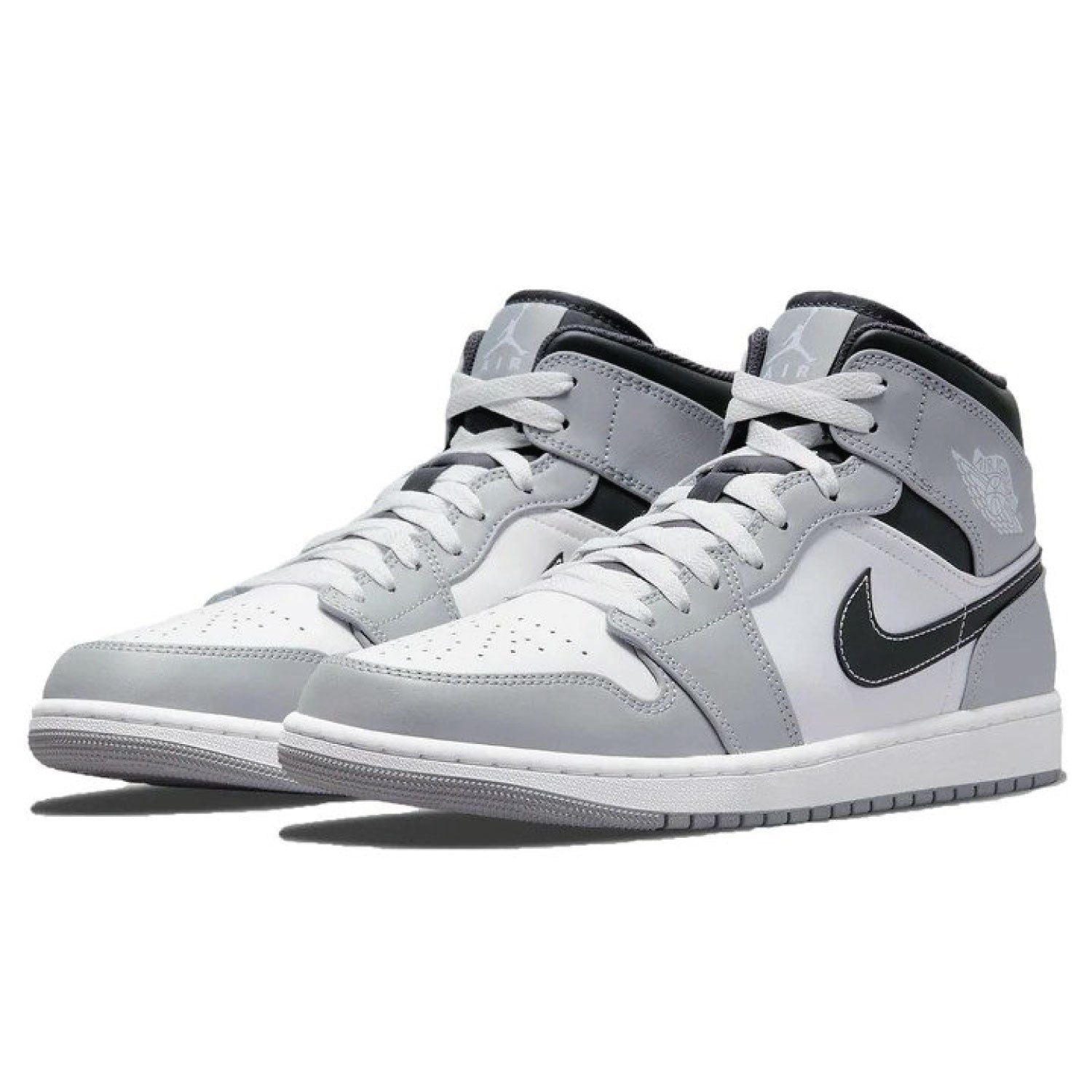 Air Jordan 1 Mid 'Light Smoke Grey | light smoke | smokey greys jordan 1 | mid light smoke grey jordan 1 | light smoke | jordan mid greys | jordan mid greys