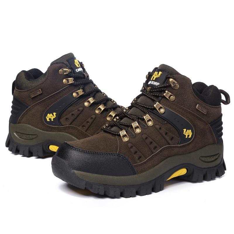 2019 Couples Outdoor Mountain Desert Climbing shoes. Men Women Ankle Hiking Boots, Plus Size Fashion Classic Trekking Footwear