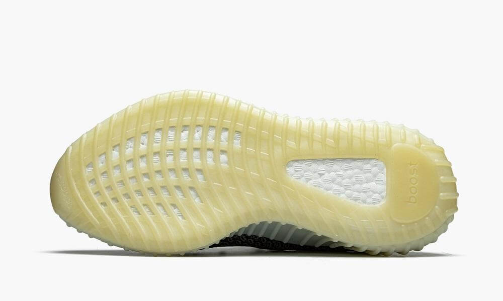 This is the lower side of the Yeezy Boost 350 V2 Reflective Asriel