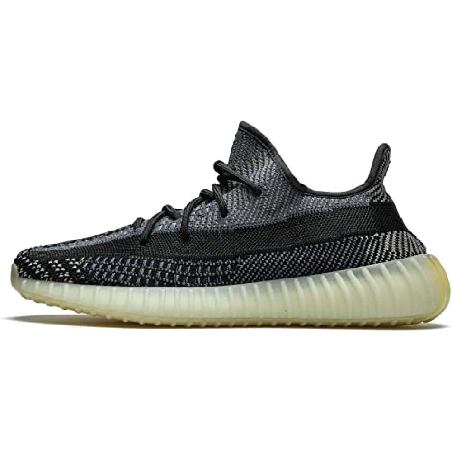 This is the left side of the Yeezy Boost 350 V2 Reflective Asriel