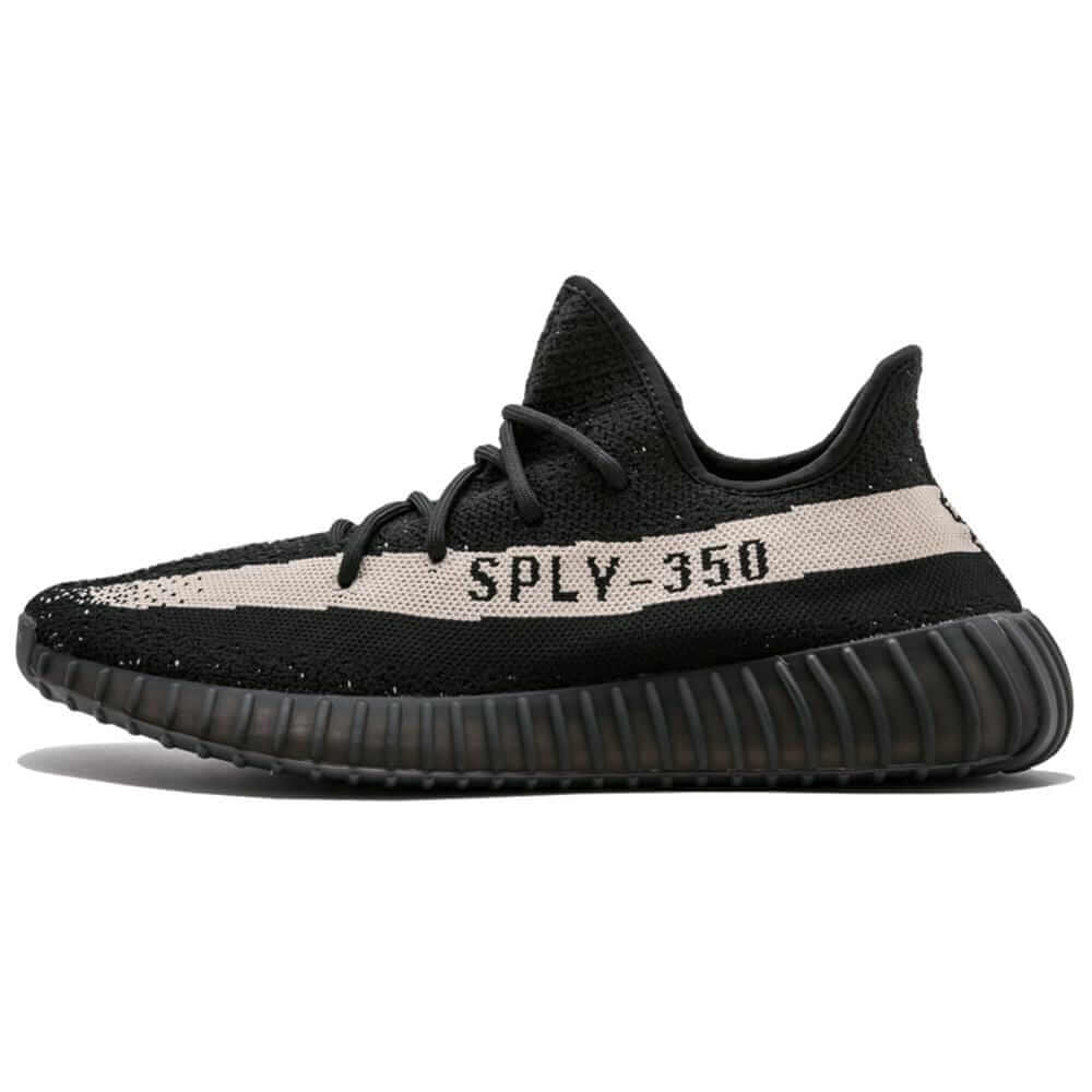 This is the side design of the Yeezy Boost 350 V2 Black-White